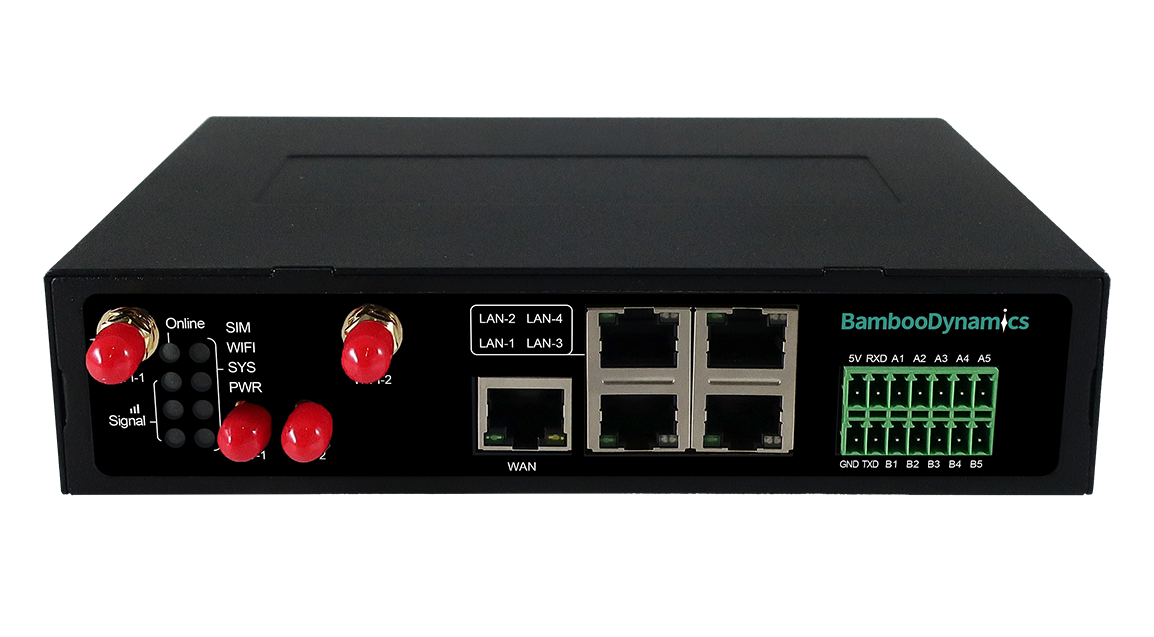 BRT455 4G LTE + WiFi5 Industrial Router